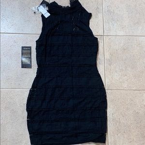 Black Lace mini dress